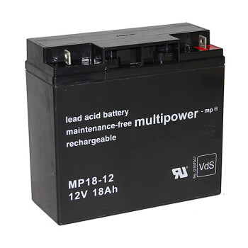 Multipower Blei-Akku, MP18-12I, 12V, 18Ah - VdS