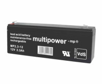 Multipower Blei-Akku, MP2.3-12, 12V, 2.3Ah - VdS