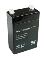 Multipower Blei-Akku, MP2.8-6P, 6V, 2.8Ah