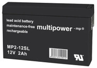 Multipower Blei-Akku, MP2-12SL, 12V, 2Ah