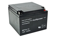 Multipower Blei-Akku, MP24-12, 12V, 24Ah - VdS