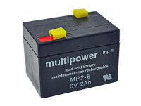 Multipower Blei-Akku, MP2-6, 6V, 2Ah
