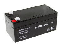 Multipower Blei-Akku, MP3.4-12, 12V, 3.4Ah - VdS