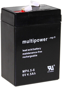 Multipower Blei-Akku, MP4.5-6, 6V, 4.5Ah