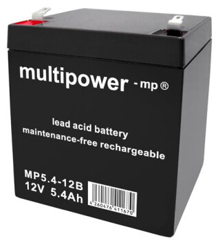 Multipower Blei-Akku, MP5.4-12B, 12V, 5,4Ah