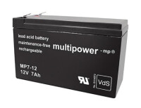 Multipower Blei-Akku, MP7-12, 12V, 7Ah - VdS
