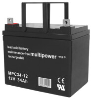Multipower Blei-Akku, MPC34-12I, 12V, 34Ah, zyklenfest
