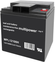 Multipower Blei-Akku, MP12100H, 12V, 28Ah,...