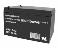 Multipower Blei-Akku, MPL12-12, 12V, 12Ah, longlife