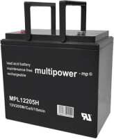 Multipower Blei-Akku, MP12205H, 12V, 55Ah,...