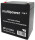 Multipower Blei-Akku, MP1225H, 12V, 5Ah, hochtemperaturfähig - Longlife