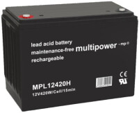 Multipower Blei-Akku, MP12420H, 12V, 110Ah,...
