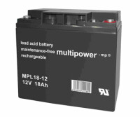 Multipower Blei-Akku, MPL18-12I, 12V, 18Ah, longlife