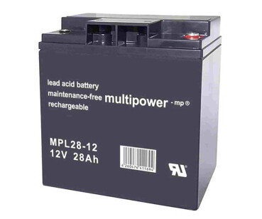 Multipower Blei-Akku, MPL28-12I, 12V, 28Ah, longlife