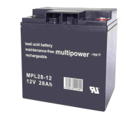 Multipower Blei-Akku, MPL28-12I, 12V, 28Ah, longlife