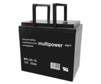 Multipower Blei-Akku, MPL55-12I, 12V, 55Ah, longlife