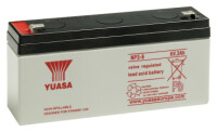 YUASA Blei-Akku - 6V - 3Ah - Faston 4.7 + 6.35