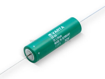 VARTA CR AA, Axialdraht, 3V, 2000mAh, Lithium