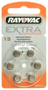 RAYOVAC Hörgerätebatterie, Typ 13, 1 x 6er Pack