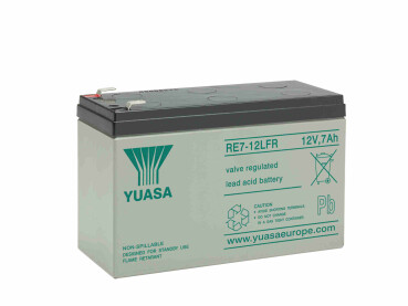 YUASA Blei-Akku - 12V - 7Ah - schwer entflammbar