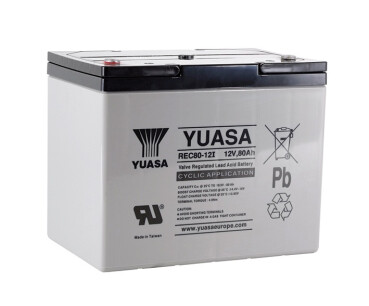YUASA Blei-Akku - 12V - 80Ah - zyklisch