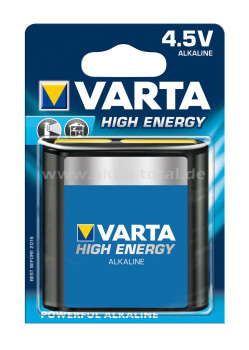 VARTA High Energy, longlife  4.5V-Batterie, 4912