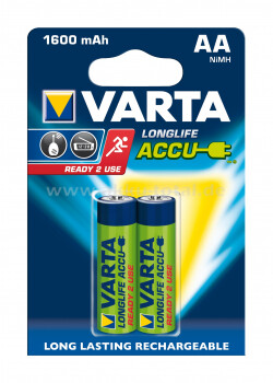 VARTA ACCU, 56716, AA, 1600mAh, 2er Pack