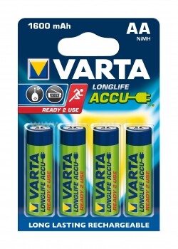 VARTA ACCU, 56716, AA, 1600mAh, 4er Pack