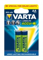 VARTA SOLAR ACCU, 56736, AA, 800mAh, 2er Pack