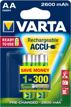 VARTA ACCU, 5716, AA, 2600mAh, 2er Pack
