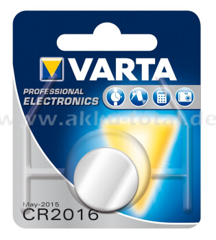 VARTA Knopfzelle, CR2016