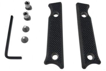 White River Firecraft 3.5 - G10-Griff Set Schwarz