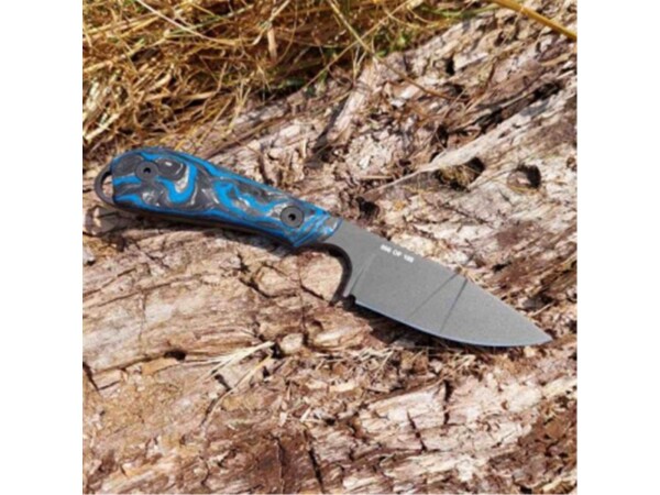 White River M1 Marbled CF/ Blue G10, Black, Limited Edition 2023