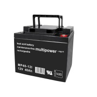 Multipower Blei-Akku, MP40-12I, 12V, 40Ah, VDS