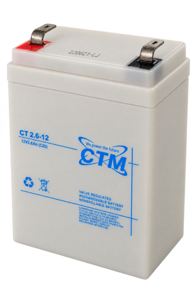 CTM Blei-Akku, CT2.6-12, 12V, 2.6Ah