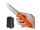ANV Knives P200, stonewash, G10 orange, inkl. Kydex-Scheide