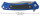 Case Marilla, Blue Aluminium, S35VN, Flipper