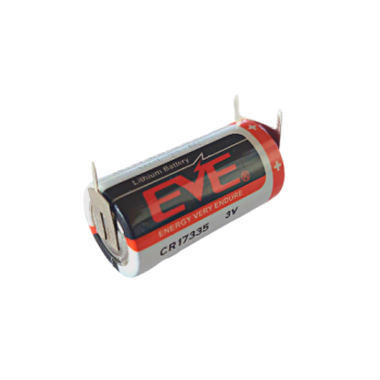 EVE CR17355 2/3A, Printanschluss 10mm ++ -, 3V