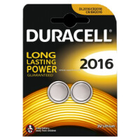DURACELL Knopfzelle, 2016, 2er Pack