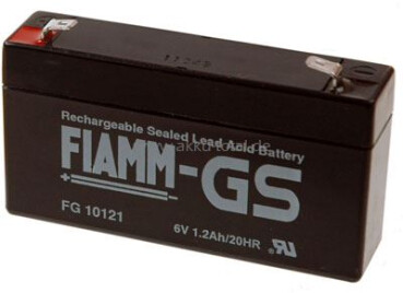 FIAMM Blei-Akku, FG10121, 6V, 1.2Ah
