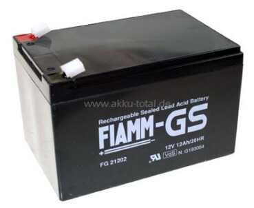 FIAMM Blei-Akku, FG21202, 12V, 12Ah