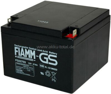 FIAMM Blei-Akku, FG22703, 12V, 27Ah